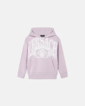 Bedruckter Kapuzenpullover aus Baumwolljersey für Kinder