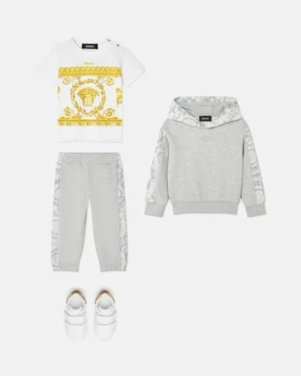 Bedruckte Sweathose aus Baumwolljersey für Kinder