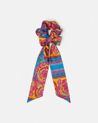 Bedruckter Twill-Schal-Scrunchie für Kinder