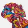 Bedruckter Twill-Schal-Scrunchie für Kinder