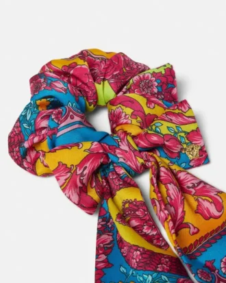 Bedruckter Twill-Schal-Scrunchie für Kinder