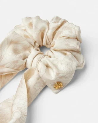 Bedruckter Twill-Schal-Scrunchie für Kinder