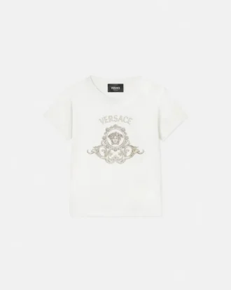 Bedrucktes Baumwoll-Jersey-T-Shirt für Kinder