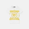 Bedrucktes Baumwoll-Jersey-T-Shirt für Kinder