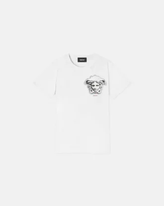 Bedrucktes Baumwoll-Jersey-T-Shirt für Kinder
