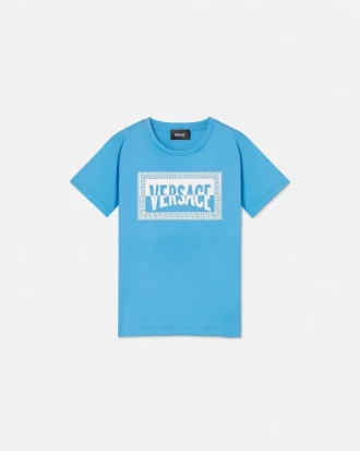 Bedrucktes Baumwoll-Jersey-T-Shirt für Kinder
