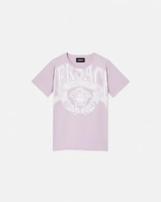 Bedrucktes Baumwoll-Jersey-T-Shirt für Kinder