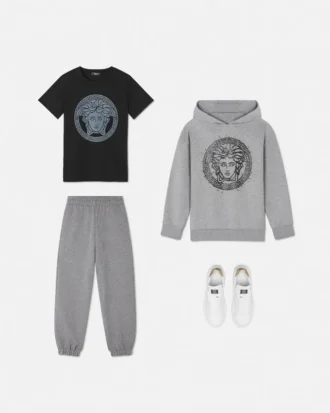 Bedrucktes Baumwoll-Jersey-T-Shirt für Kinder