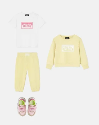 Bedrucktes Baumwoll-Jersey-T-Shirt für Kinder