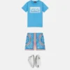 Bedrucktes Baumwoll-Jersey-T-Shirt für Kinder