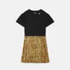 Bedrucktes Baumwoll-Jersey-Twill-Kleid für Kinder