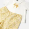 Bedrucktes Baumwoll-T-Shirt-Kleid für Babys