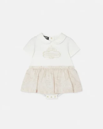 Bedrucktes Baumwoll-T-Shirt-Kleid für Kinder