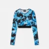 Bedrucktes Crop-Top
