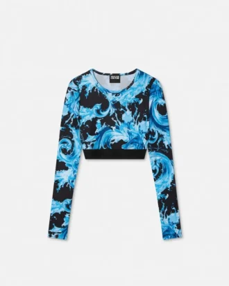 Bedrucktes Crop-Top