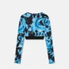 Bedrucktes Crop-Top