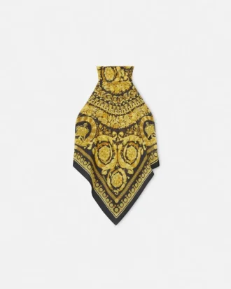 Bedrucktes Foulard-Oberteil