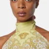 Bedrucktes Foulard-Oberteil