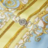 Bedrucktes Mini-Hemdkleid aus Seidentwill