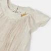 Bedrucktes Plisseekleid aus Twill für Kinder