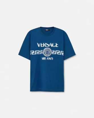 Bedrucktes Regular-Fit-T-Shirt aus Baumwolljersey