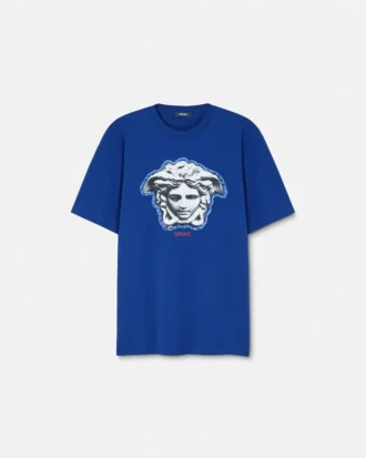 Bedrucktes Regular-Fit-T-Shirt aus Baumwolljersey