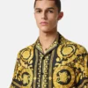 Bedrucktes Seiden-Twill-Hemd