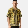 Bedrucktes Seiden-Twill-Hemd