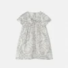 Bedrucktes Seidenkleid für Kinder
