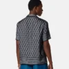 Bedrucktes Slim-Fit-Hemd aus Seidentwill
