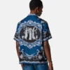 Bedrucktes Slim-Fit-Hemd aus Seidentwill