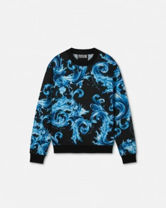 Bedrucktes Sweatshirt aus Baumwolljersey
