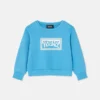 Bedrucktes Sweatshirt aus Baumwolljersey für Kinder
