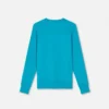 Bedrucktes Sweatshirt aus verziertem Baumwolljersey