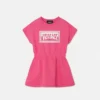 Bedrucktes Sweatshirtkleid aus Baumwolljersey für Kinder