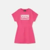 Bedrucktes Sweatshirtkleid aus Baumwolljersey für Kinder