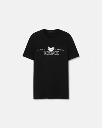 Bedrucktes T-Shirt aus Baumwolljersey