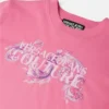 Bedrucktes, verziertes T-Shirt aus Baumwolljersey