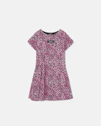 Bedrucktes Viskosekleid für Kinder