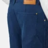 Überfärbte Carpenter-Hose aus Canvas