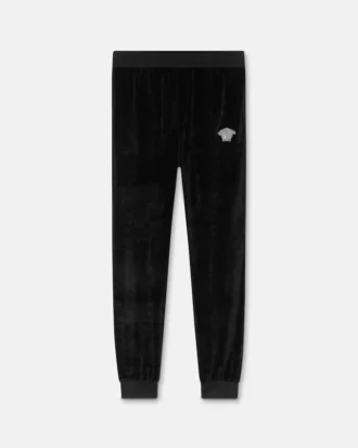 Bestickte Chenille-Jogginghose