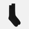 Bestickte gerippte Baumwollsocken