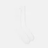 Bestickte gerippte Baumwollsocken