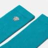 Bestickte gerippte Baumwollsocken