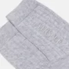 Bestickte gerippte Baumwollsocken