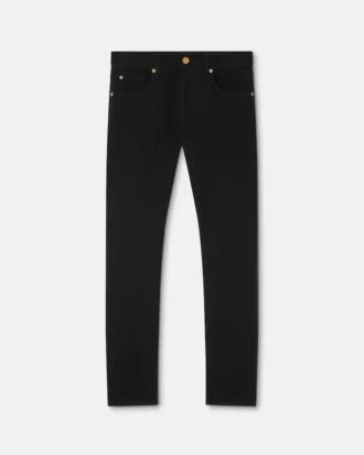 Bestickte Slim-Fit-Jeans