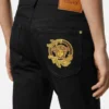 Bestickte Slim-Fit-Jeans