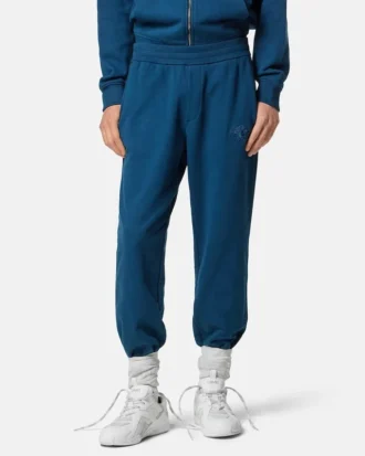 Bestickte Sweathose aus Baumwolljersey