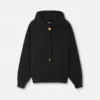 Bestickter Hoodie aus Baumwolljersey