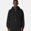 Bestickter Hoodie aus Baumwolljersey